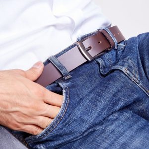 Wholesale Mens Brown Genuine Leather Strap