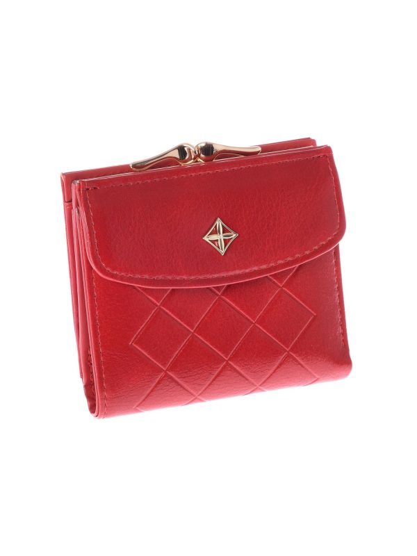 Wholesale Small Elegant Red Women's Wallet