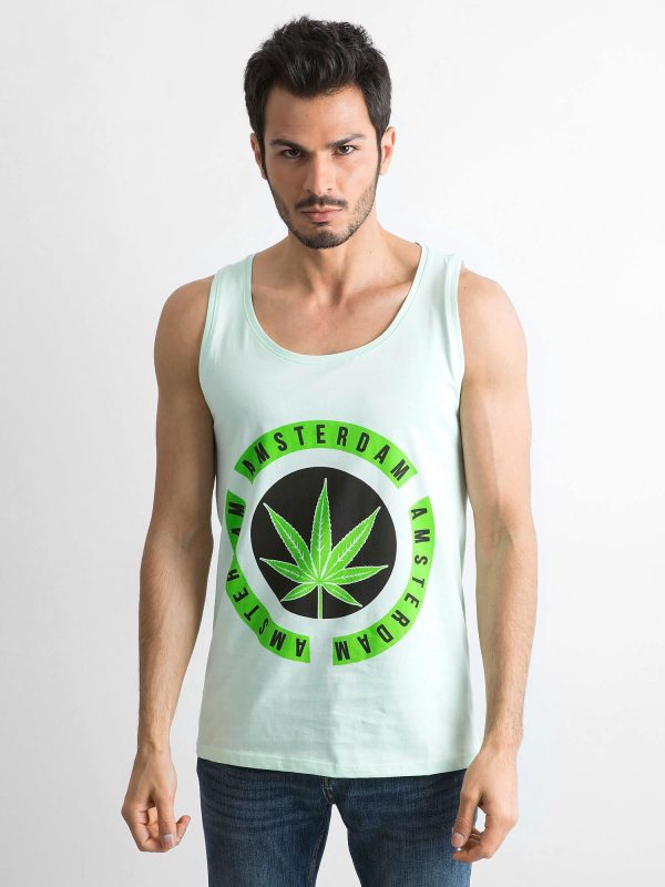 Wholesale Mint print men's top