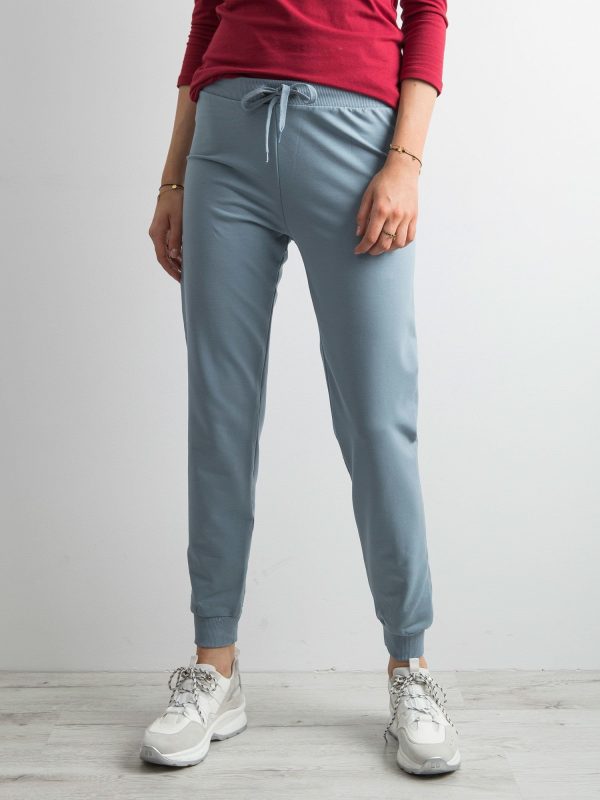 Wholesale Light blue sweatpants with tracksuits