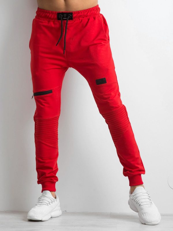 Wholesale Red Men's Sweatpants