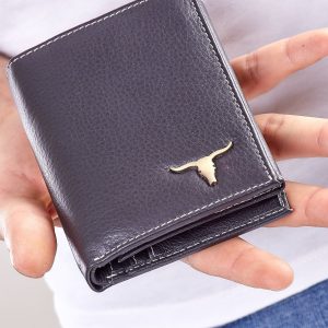 Wholesale Black Genuine Leather Men's Wallet