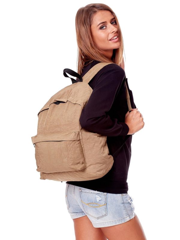 Wholesale Beige Fabric Backpack