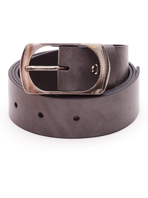 Wholesale Grey Leather Strap with Buckle