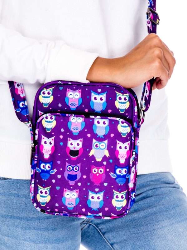 Wholesale Purple cloth mailman in owls