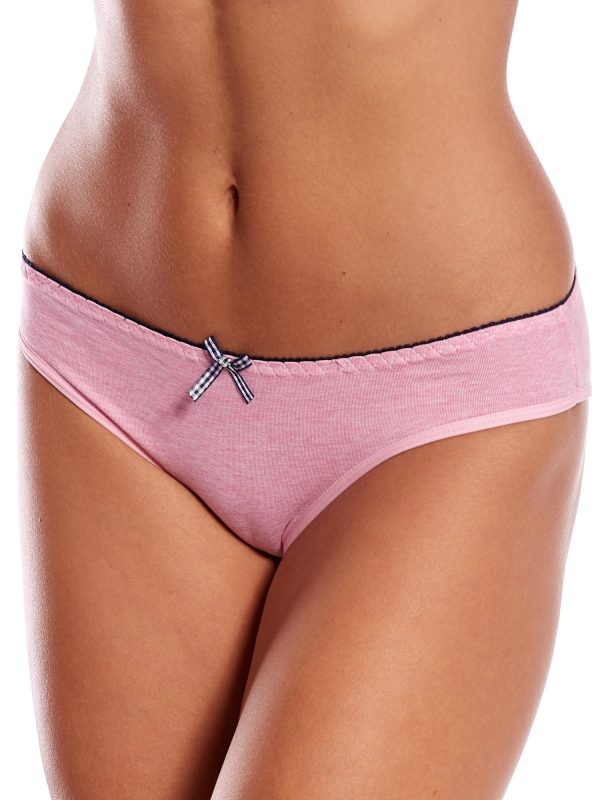 Wholesale Pink Cotton Women's Briefs