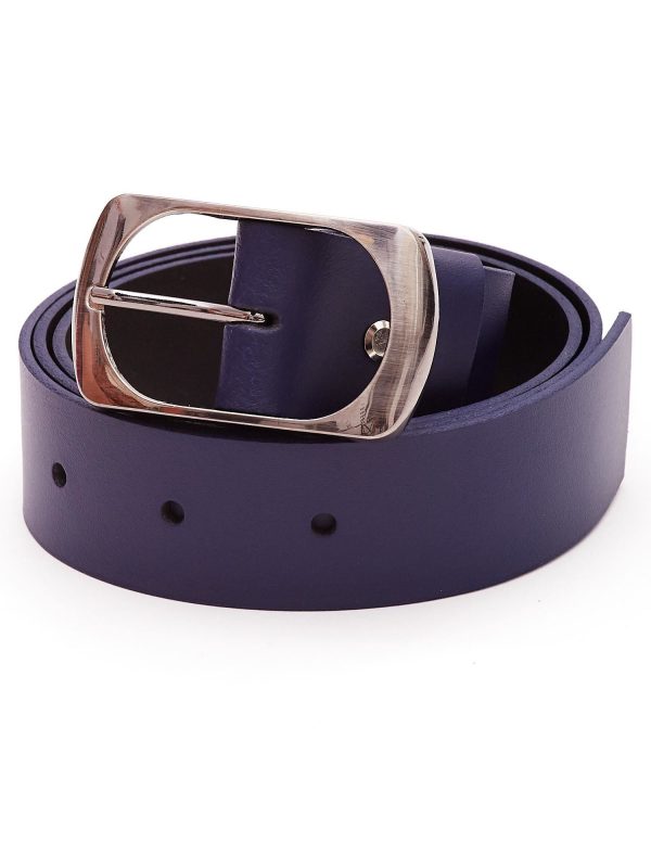 Wholesale Navy Blue Leather Strap with Buckle