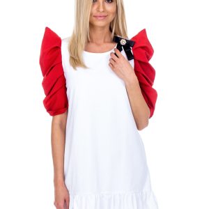 Wholesale White and red fairy costume