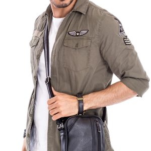 Wholesale Black Men's Bag with Adjustable Strap