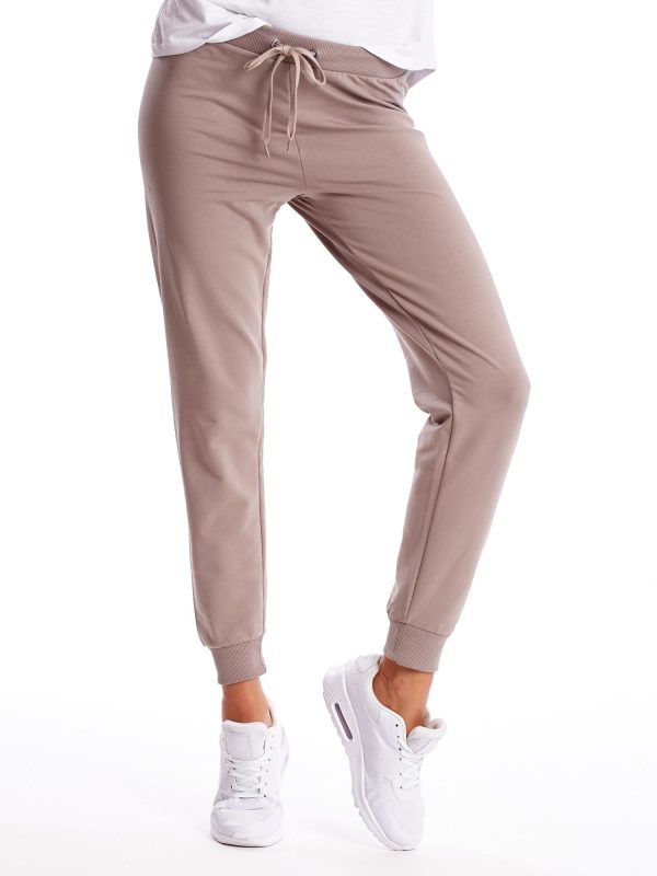 Wholesale Coffee sweatpants with tracksuits