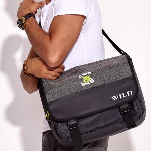 Wholesale Dark Grey Men's Shoulder Bag