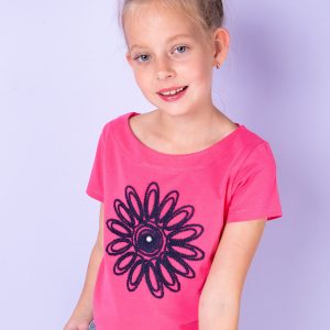 Wholesale Dark pink tunic for a girl