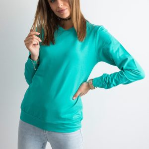 Wholesale Green sweatshirt for women basic