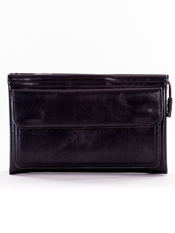 Wholesale Black Large Purse Clutch Bag With Magnet Pocket