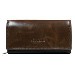 Wholesale Classic leather wallet ladies brown