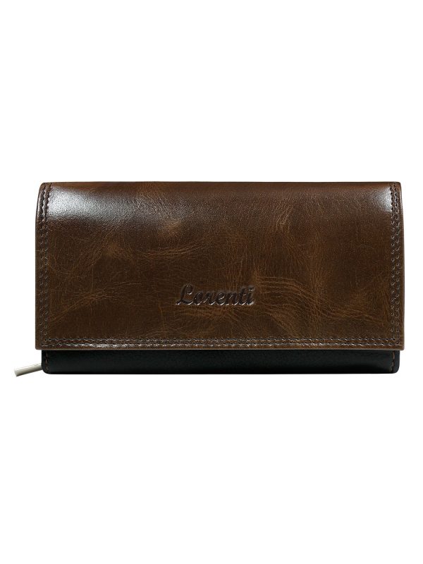 Wholesale Classic leather wallet ladies brown