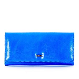 Wholesale Blue eco-leather women's wallet