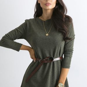 Wholesale Khaki knitted tunic