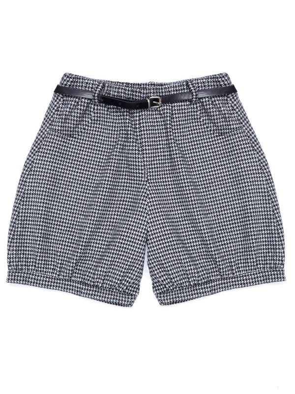 Wholesale Dark Grey Cotton Shorts for Girl in Houndhole