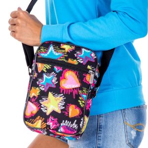 Wholesale Messenger bag in colorful pattern