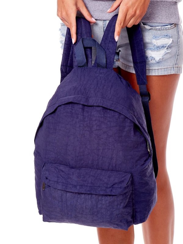 Wholesale Blue Fabric Backpack