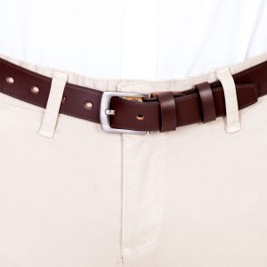 Wholesale Men's Brown Leather Strap With Buckle