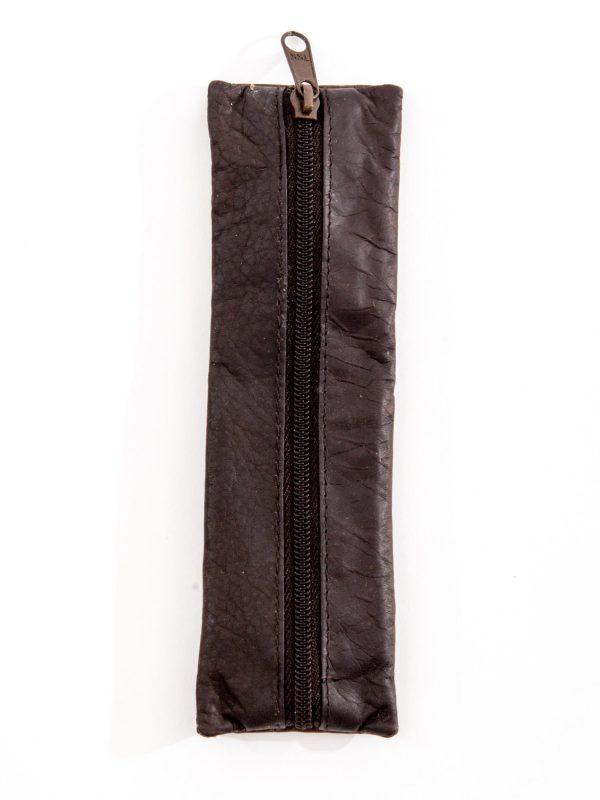 Wholesale Dark Brown Longitudinal Key Case