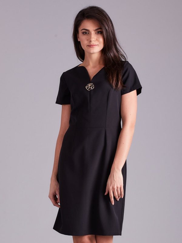 Wholesale Elegant women's dress black