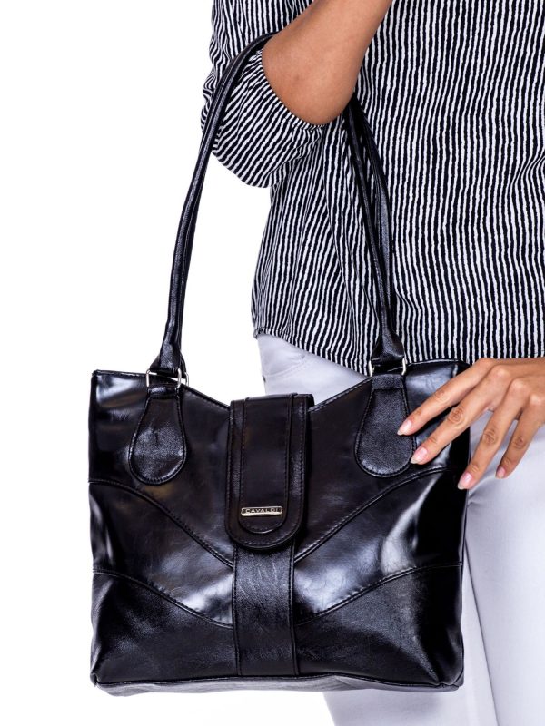 Wholesale Women's Black Flip Bag