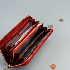 Wholesale Red lacquered wallet