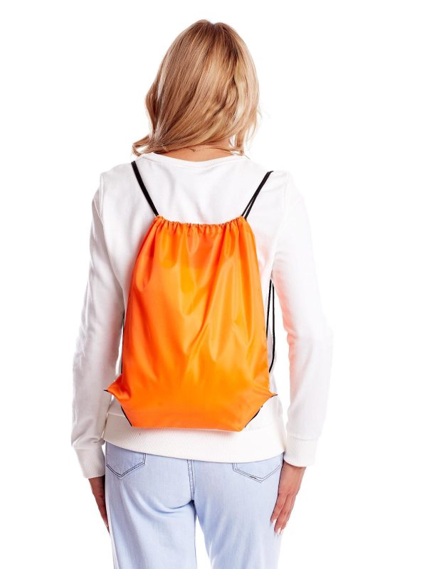 Wholesale Orange Fabric Backpack Bag