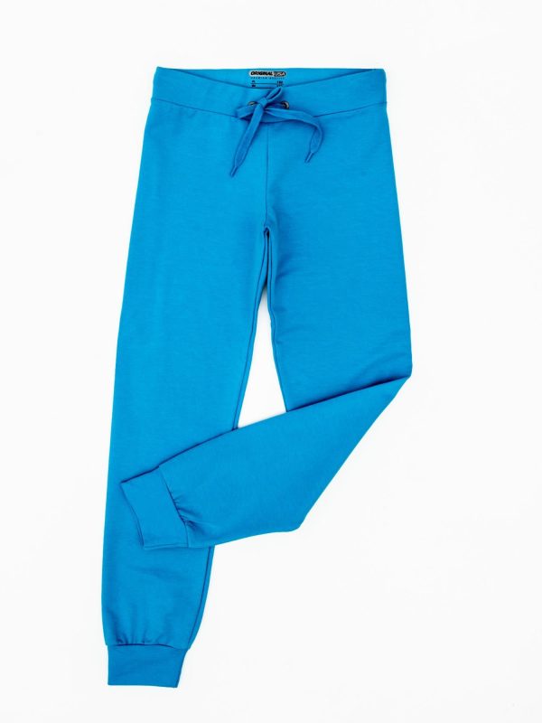 Wholesale Children's turquoise sweatpants