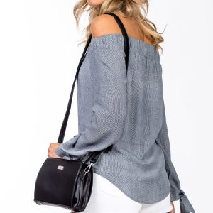 Wholesale Black Messenger Messenger with Multiple Pockets