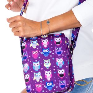 Wholesale Purple bag in owls