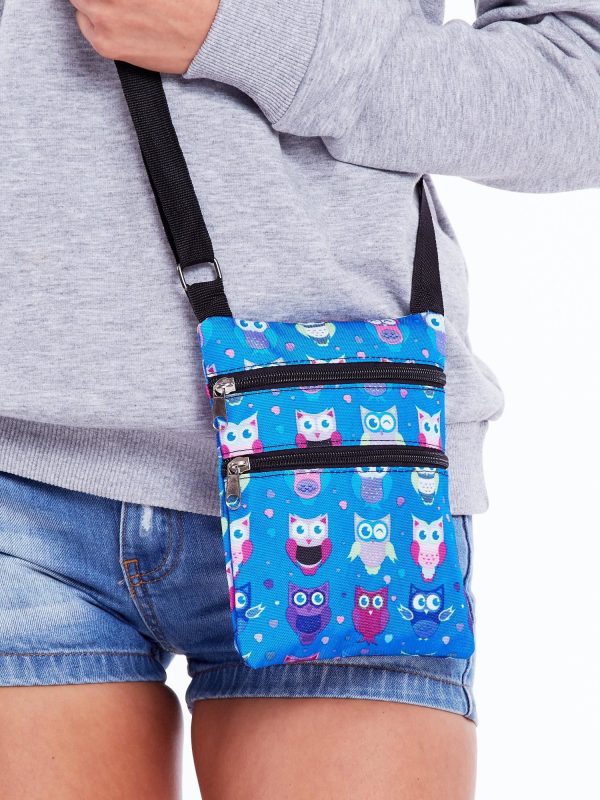 Wholesale Blue fabric sachet in owls