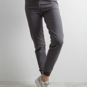 Wholesale Dark grey sweatpants with tracksuits