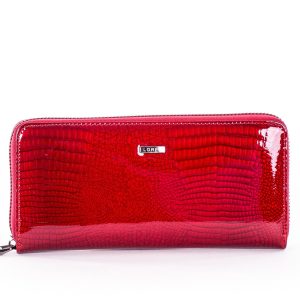 Wholesale Women's wallet patent red leather