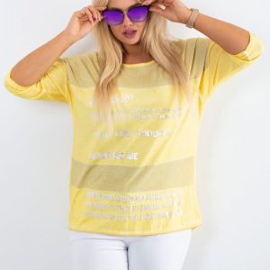 Wholesale Yellow tunic Merciful PLUS SIZE