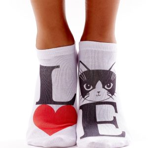 Wholesale Women's foot socks with cat