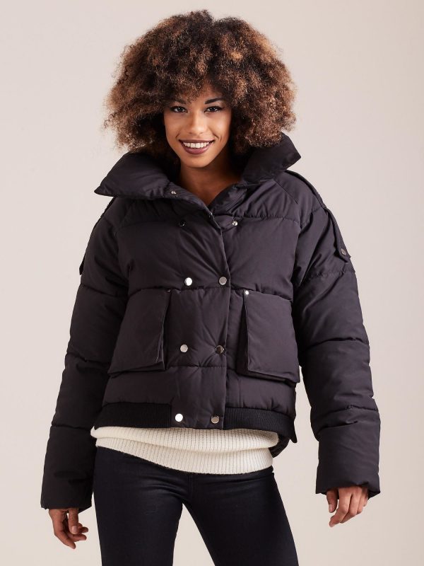 Wholesale Black Short Down Jacket