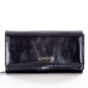 Wholesale Women's wallet black leather