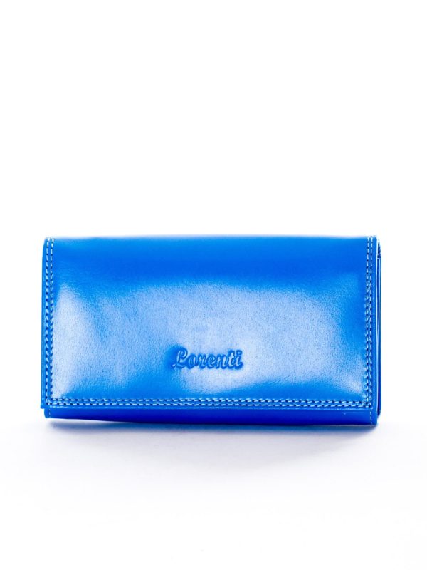 Wholesale Blue Genuine Leather Wallet