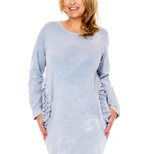 Wholesale Grey cut out dress PLUS SIZE