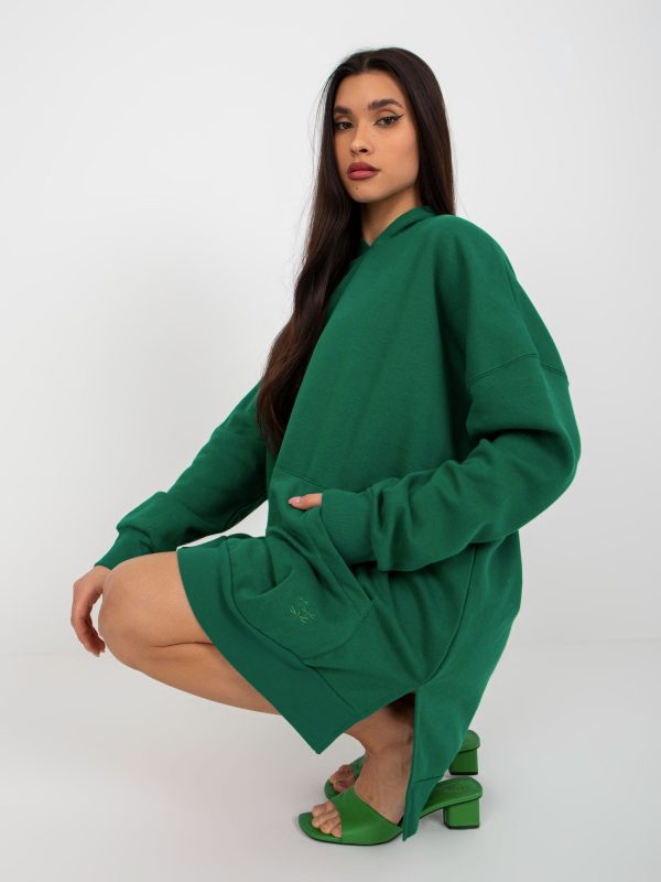 Wholesale Green oversize hoodie MAYFLIES