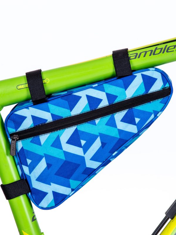 Wholesale Blue Geometric Pattern Bike Sachet