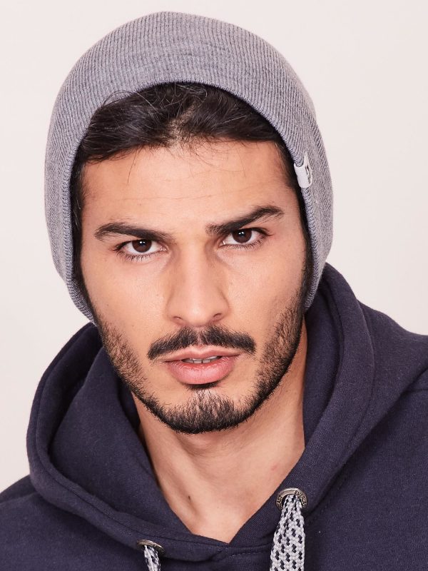 Wholesale Men's Beanie Light Grey