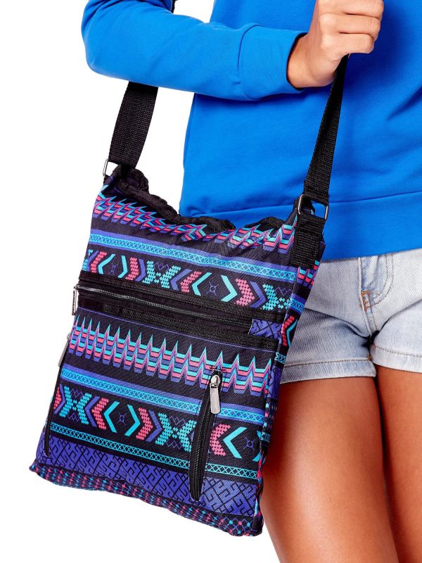 Wholesale Black Aztec Pattern Fabric Bag