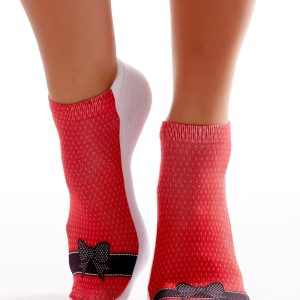 Wholesale Foot socks with bow print