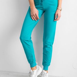 Wholesale Dark green sweatpants with tracksuits