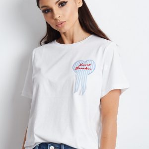 Wholesale T-shirt with white